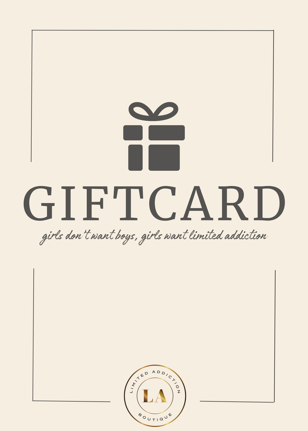 Limited Gift Card